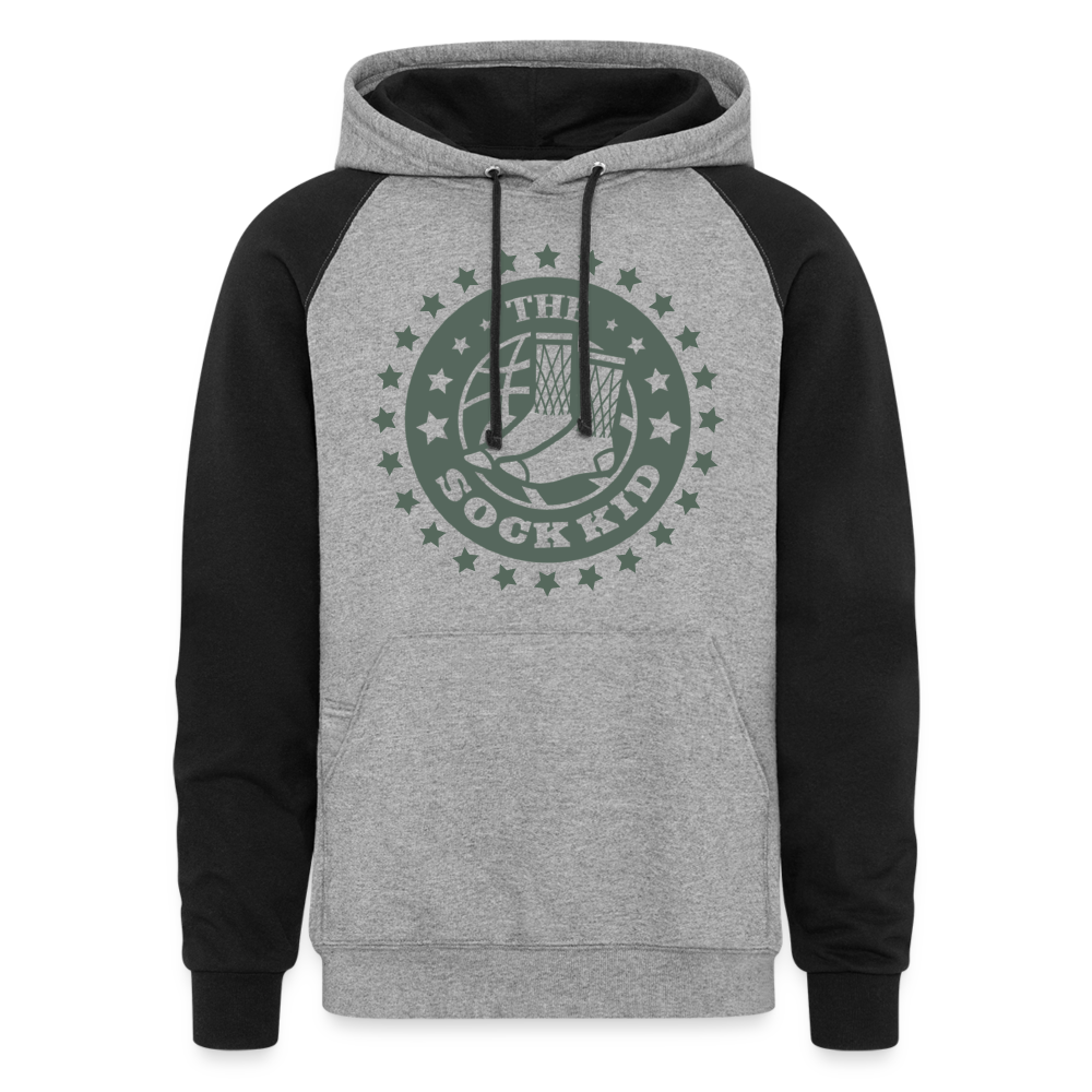 TSK Men's Hoodie - heather gray/black