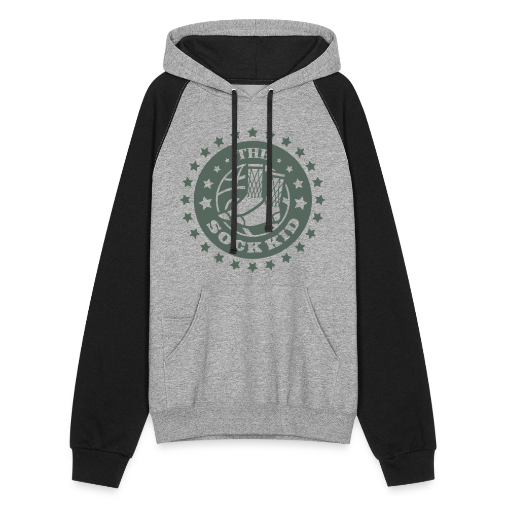 TSK Men's Hoodie - heather gray/black