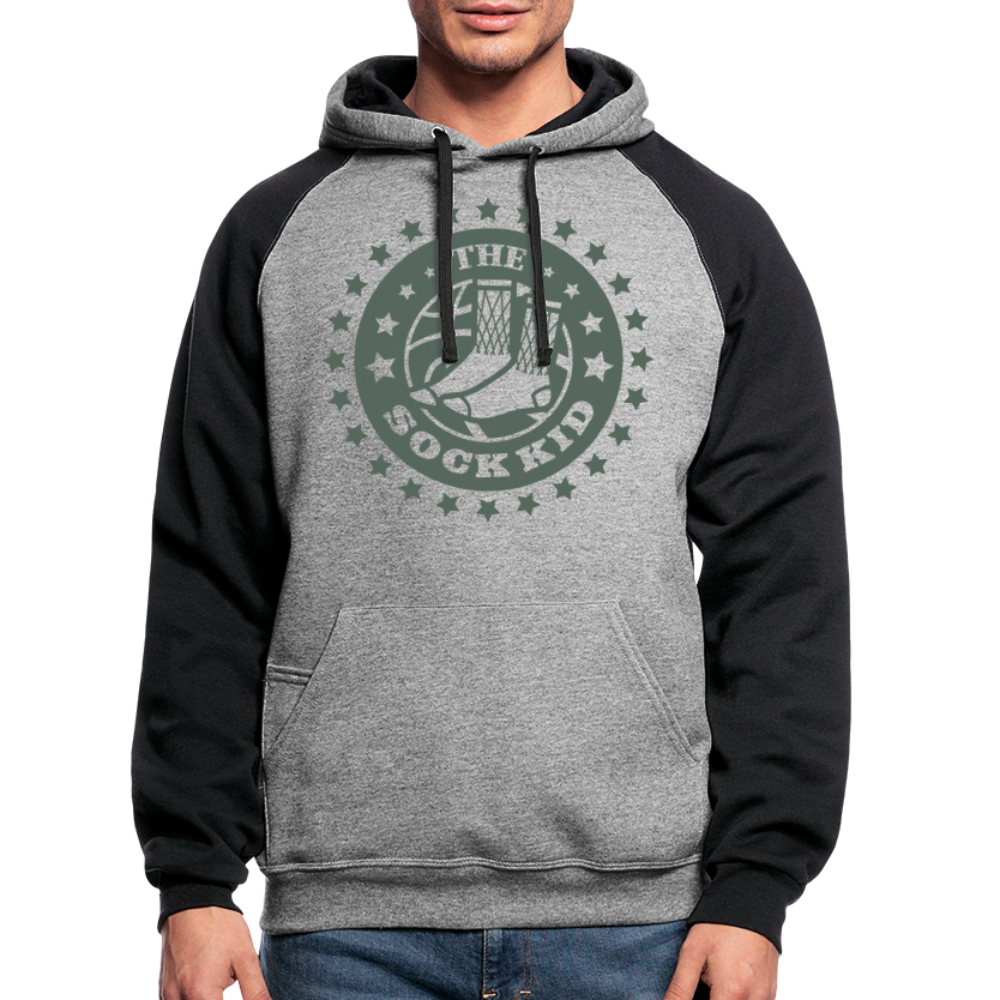 TSK Men's Hoodie - heather gray/black